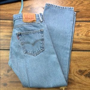 ⋆ levi's light wash jeans